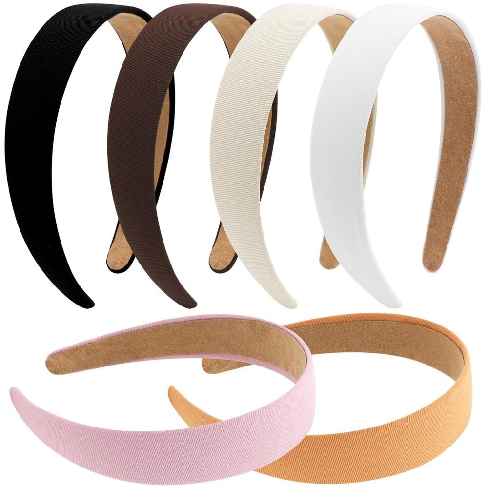 6pcs Headbands For Women Non Slip Wide Thick Cute Headband For Girls Fashion Com